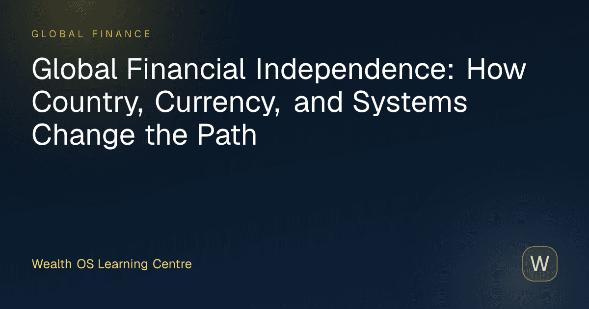 Global Financial Independence: How Country, Currency, and Systems Change the Path