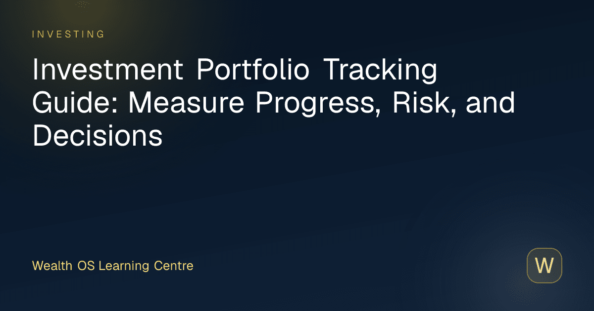 Investment Portfolio Tracking Guide: Measure Progress, Risk, and Decisions